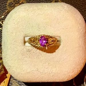 COPY - 10k Vintage Celtic Knot Setting With Amethyst 💕